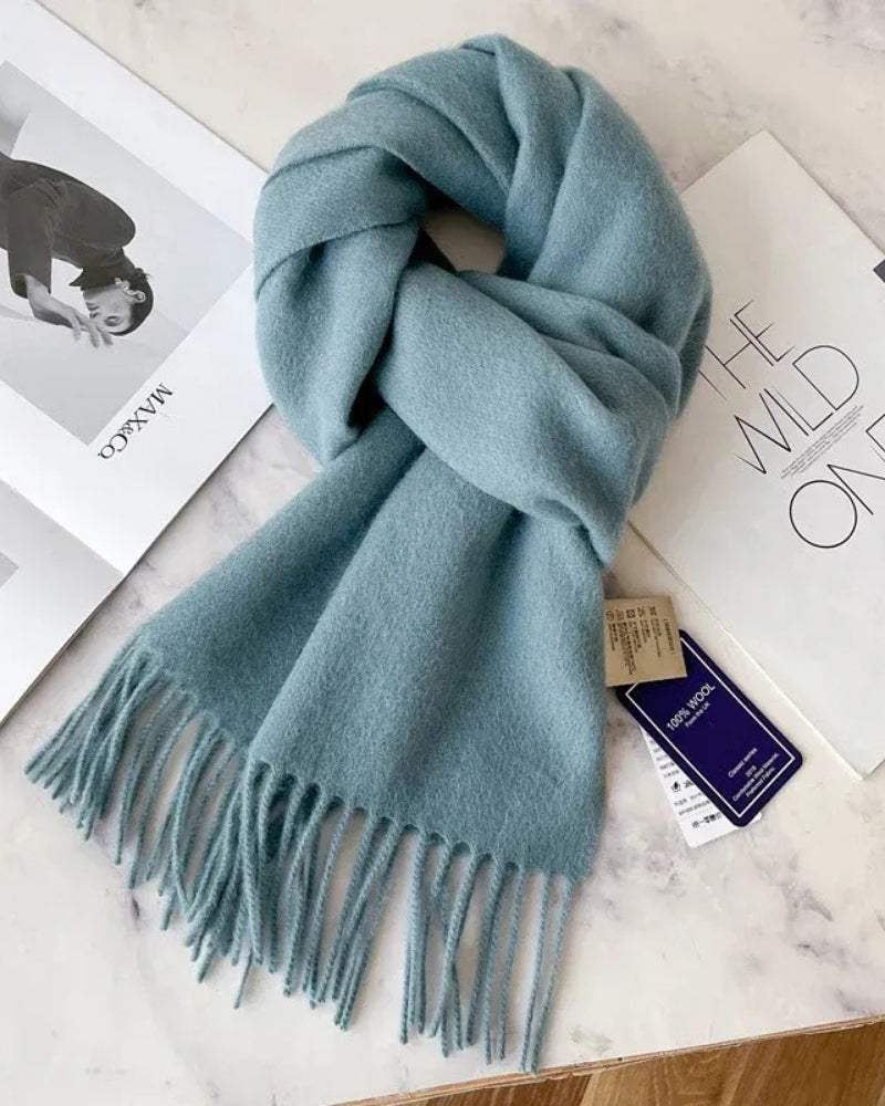 Wool Scarf for Women – Scarf made of 100% Wool for Autumn and Winter