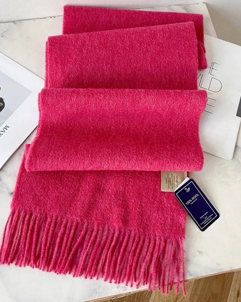 Wool Scarf for Women – Scarf made of 100% Wool for Autumn and Winter