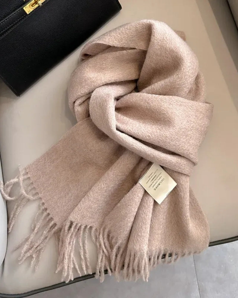 Wool Scarf for Women – Scarf made of 100% Wool for Autumn and Winter
