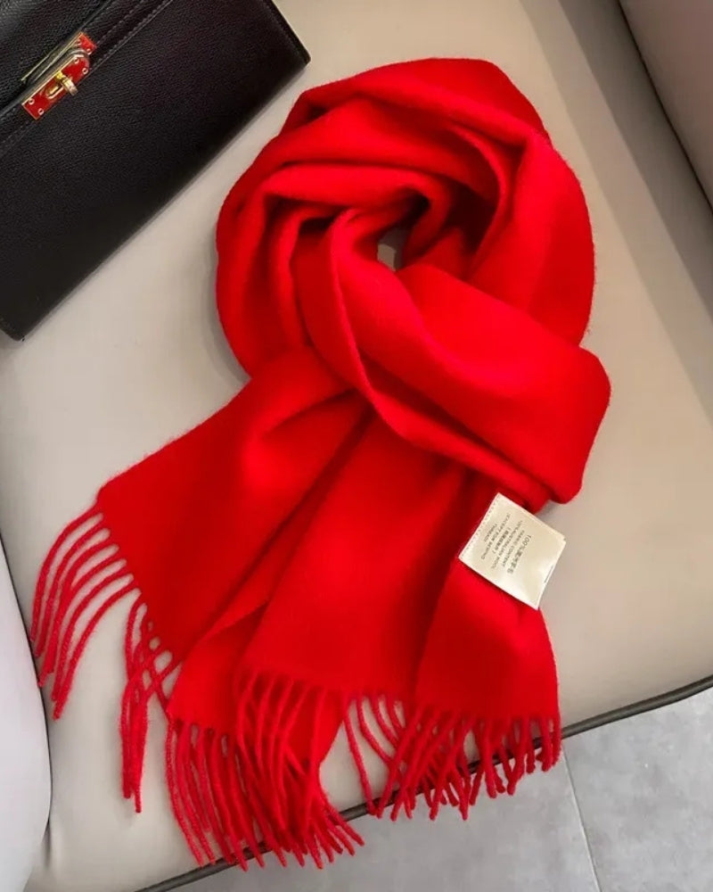 Wool Scarf for Women – Scarf made of 100% Wool for Autumn and Winter
