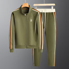 Men's Tailored Lycra Tracksuit Set | Soft, Flexible & Stylish for Workouts or Casual Wear